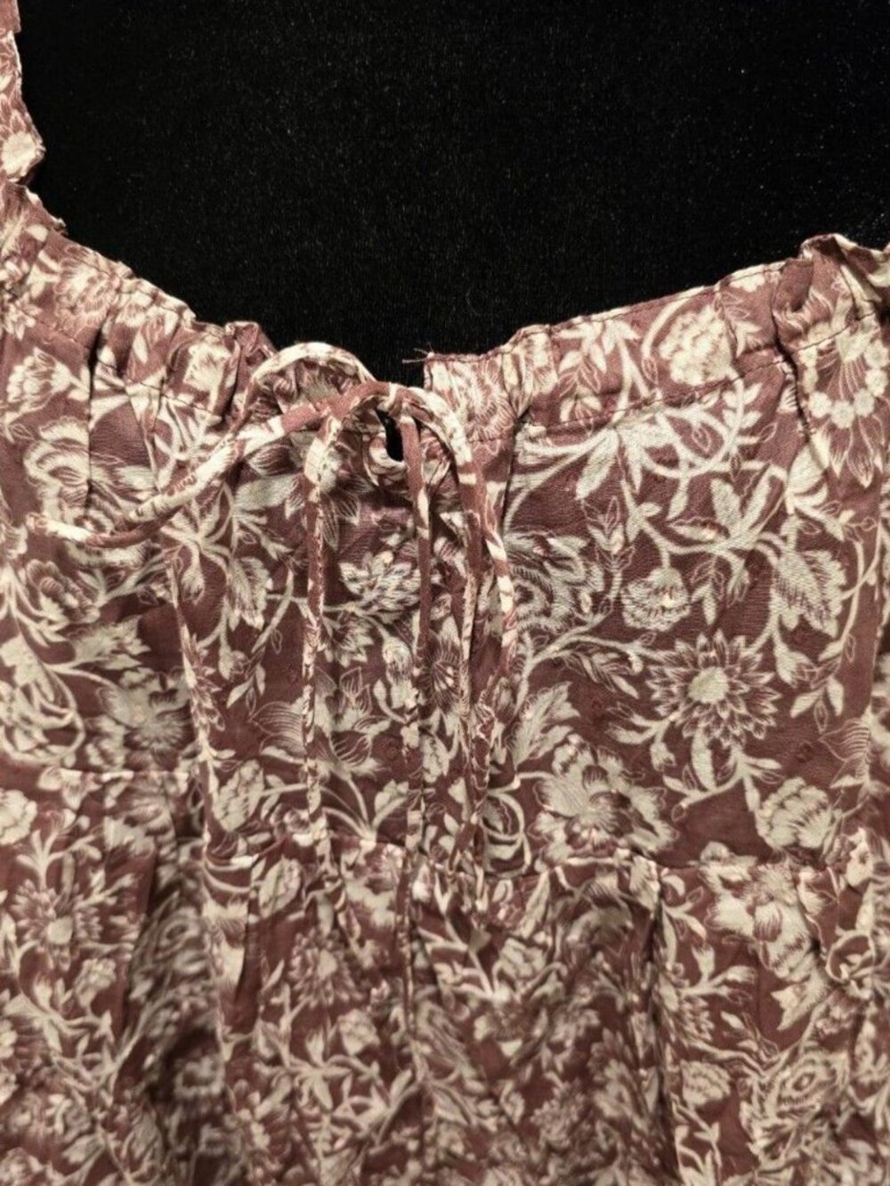 Floral_Short Puff Sleeve Mini